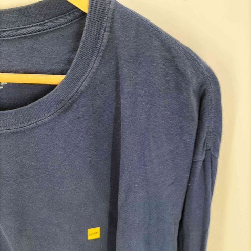 ルックスタジオ LQQK STUDIO 19SS THE OPTICAL L/S TEE USA製 袖 ロゴプリント オーバーサイズ ロンT カットソー メンズ import:XL