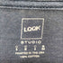 ルックスタジオ LQQK STUDIO 19SS THE OPTICAL L/S TEE USA製 袖 ロゴプリント オーバーサイズ ロンT カットソー メンズ import:XL