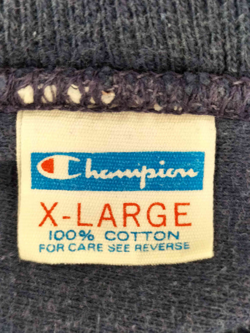 チャンピオン Champion 70-80s USA製 バータグ後期 62ナンバリング 七分袖 フットボールTシャツ メンズ import:XL