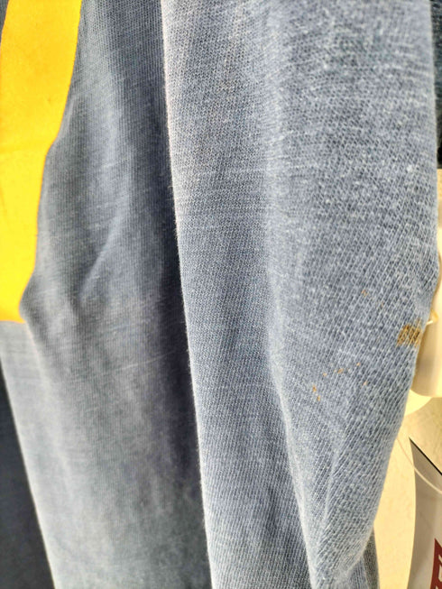 チャンピオン Champion 70-80s USA製 バータグ後期 7ナンバリング フットボールTシャツ 七分袖 メンズ import:XL