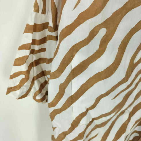 サンシー SUNSEA 18SS ZEBRA FRIED SHRIMP SHIRT ゼブラ フライド シュリンプ シャツ メンズ JPN:3