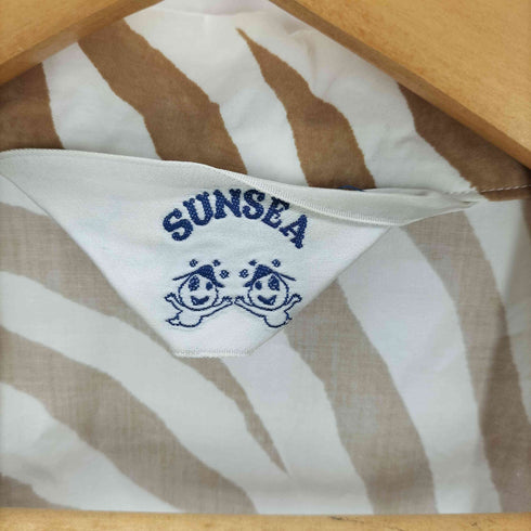 サンシー SUNSEA 18SS ZEBRA FRIED SHRIMP SHIRT ゼブラ フライド シュリンプ シャツ メンズ JPN:3