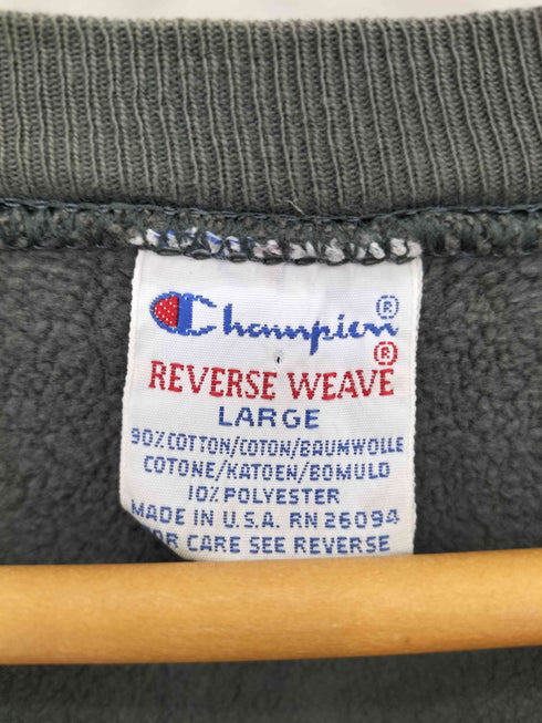 チャンピオン Champion 90s 刺繍タグ USA製 REVERSE WEAVE リバースウィーブ 目有 襤褸 スウェット メンズ L