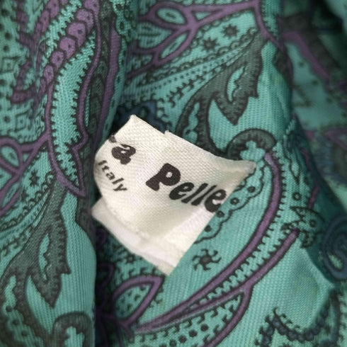 ベラペレ VERA PELLE フリンジ付スエードレザークロップドジャケット レディース S