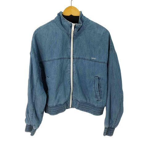 リーバイス Levis ジップアップデニムジャケット ライトアウター レディース import:M