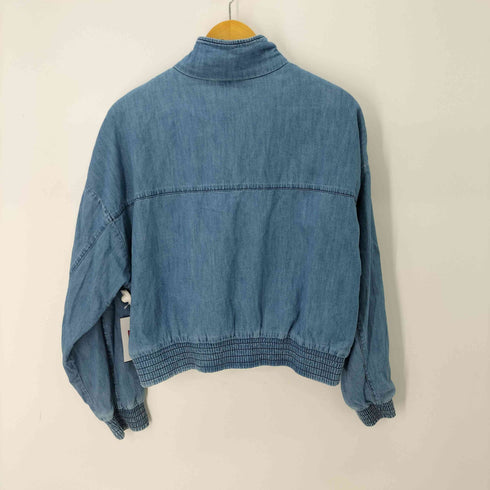 リーバイス Levis ジップアップデニムジャケット ライトアウター レディース import:M