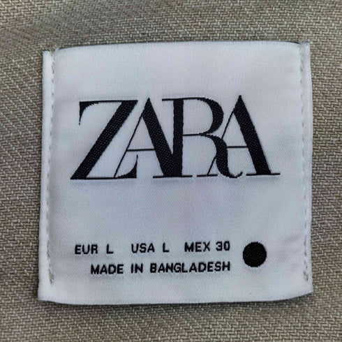 ザラ ZARA スタッズ デニム トラッカージャケット レディース import:L
