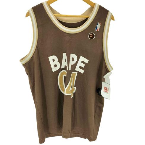 アベイシングエイプ A BATHING APE 00S 初期 SOLDIER ナンバリング 04 バスケ ゲーム シャツ メッシュ タンクトップ メンズ JPN:L