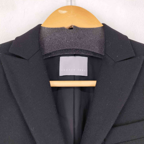 セオリーリュクス theory luxe カシミヤコン テーラードジャケット タキシード レディース 36