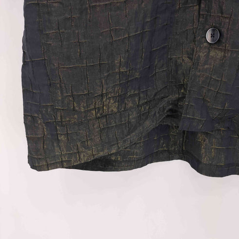 ニードルズ Needles CABANA SHIRT R/N BRIGHT CLOTH CROSS ブライトクロス カバナシャツ メンズ M