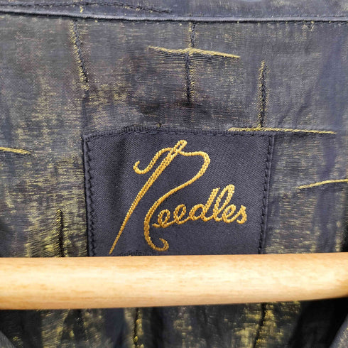 ニードルズ Needles CABANA SHIRT R/N BRIGHT CLOTH CROSS ブライトクロス カバナシャツ メンズ M