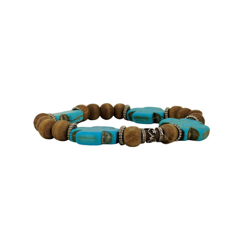 Marylin of Mars Cross Bracelet ターコイズ クロス ブレスレット メンズ