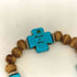 Marylin of Mars Cross Bracelet ターコイズ クロス ブレスレット メンズ