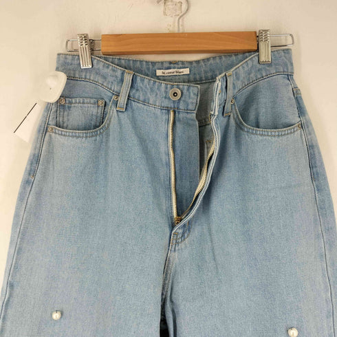 パールデニムパンツ レディース 38