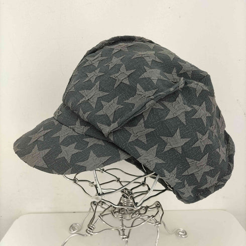 星柄キャスケット レディース