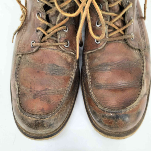 レッドウィング RED WING 50-60S 刺繍犬タグ Irish Setter Sport Boot アイリッシュ セッター 877 スクエア ステッチ ロング ワーク ブーツ メンズ US:10