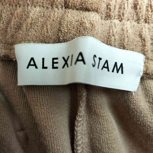 アリシアスタン ALEXIA STAM パイル生地 ショートイージーパンツ レディース JPN:S