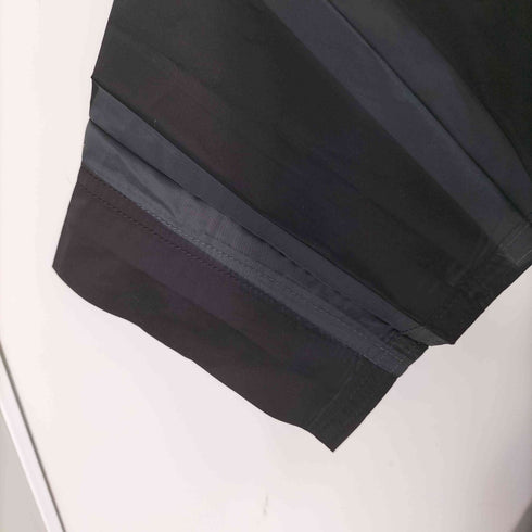 プリーツプリーズイッセイミヤケ PLEATS PLEASE ISSEY MIYAKE シワ加工 ボーダー フード コート メンズ JPN:3