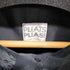 プリーツプリーズイッセイミヤケ PLEATS PLEASE ISSEY MIYAKE シワ加工 ボーダー フード コート メンズ JPN:3