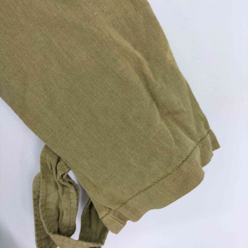 ザラ ZARA リネンコットン混チェスターコート レディース import:S