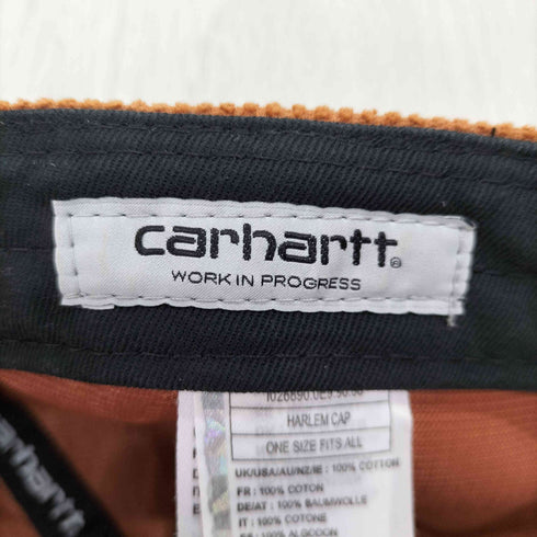 カーハートワークインプログレス Carhartt WIP HARLEM CAP ハーレムキャップ コーデュロイ メンズ FREE