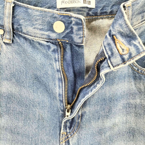 ユニクロジェイダブリューアンダーソン UNIQLO JW ANDERSON ワイドフィットジーンズ メンズ 33