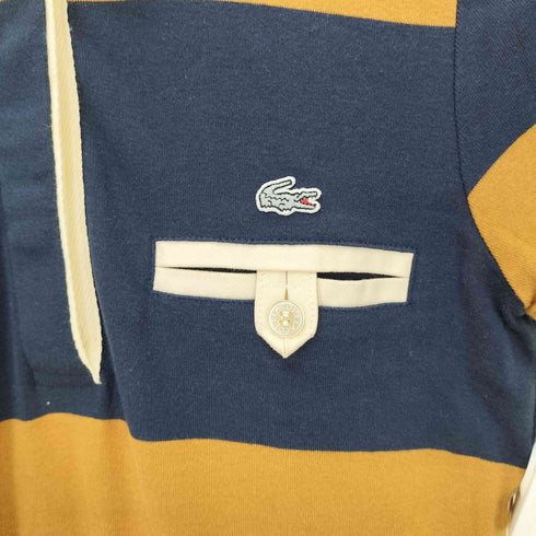 ラコステ LACOSTE ボーダー ポロ ワンピース レディース 38