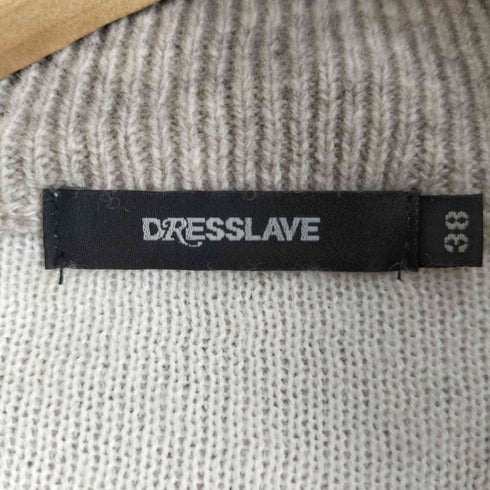 ドレスレイブ DRESSLAVE wool doubleface half zip pull レディース JPN:38