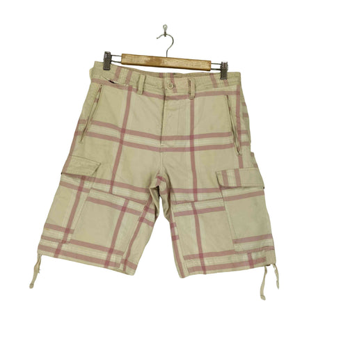 ディーゼル DIESEL 00S Y2K チェック柄ハーフカーゴパンツ メンズ 30