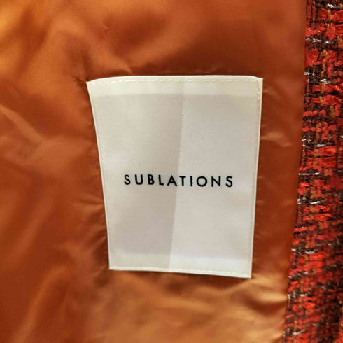 サブレーションズ SUBLATIONS GLITTERY TWEED HELI-CREW VEST .07 メンズ FREE