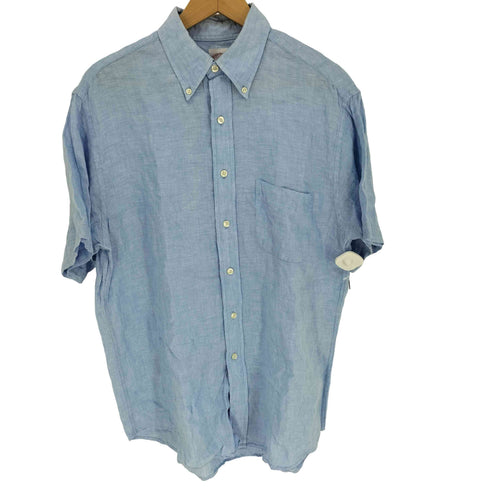 ブルックスブラザーズ BROOKS BROTHERS 346 リネン B.D S/S シャツ メンズ import:M
