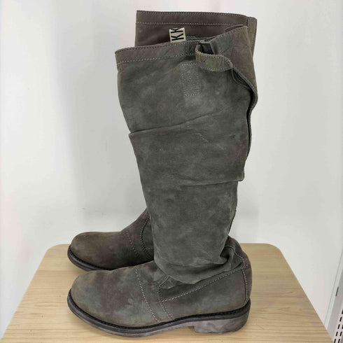 ダークビッケンバーグ DIRK BIKKEMBERGS 00S 5 8K3 VINTAGE ヌバックレザー ロング ブーツ メンズ EUR:40