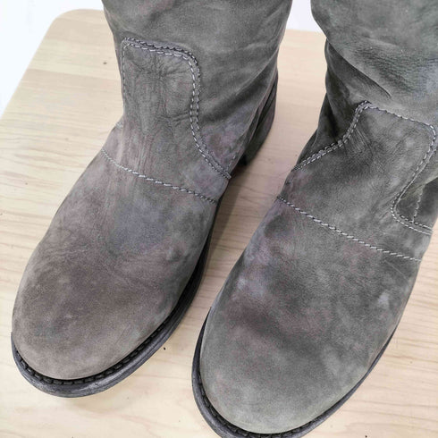 ダークビッケンバーグ DIRK BIKKEMBERGS 00S 5 8K3 VINTAGE ヌバックレザー ロング ブーツ メンズ EUR:40