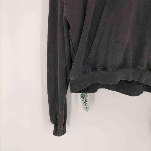 ザラ ZARA PRINTED HOODIE ピグメント加工 パーカー メンズ import:L