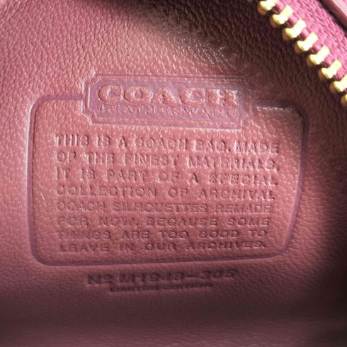 コーチ COACH ORIGINAL GLOVETANNED LEATHER ハーフムーン レディース