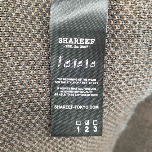 シャリーフ SHAREEF モノグラム マフラー メンズ 2