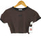 エックスガール X-girl 25SS OUTLINE OVAL LOGO S/S TOP ボーダー レディース JPN:M