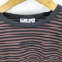 エックスガール X-girl 25SS OUTLINE OVAL LOGO S/S TOP ボーダー レディース JPN:M