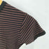 エックスガール X-girl 25SS OUTLINE OVAL LOGO S/S TOP ボーダー レディース JPN:M