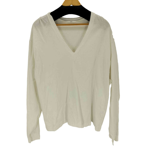 ONIT DEEP V NECK LONG SLEEVE T-SHIRT レディース JPN:2