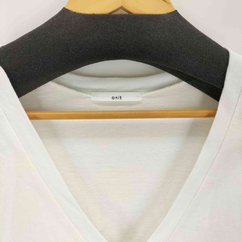 ONIT DEEP V NECK LONG SLEEVE T-SHIRT レディース JPN:2