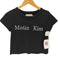 Matin Kim マーティン キム LOGO CROP TOP ロゴ クロップ トップ レディース import:S