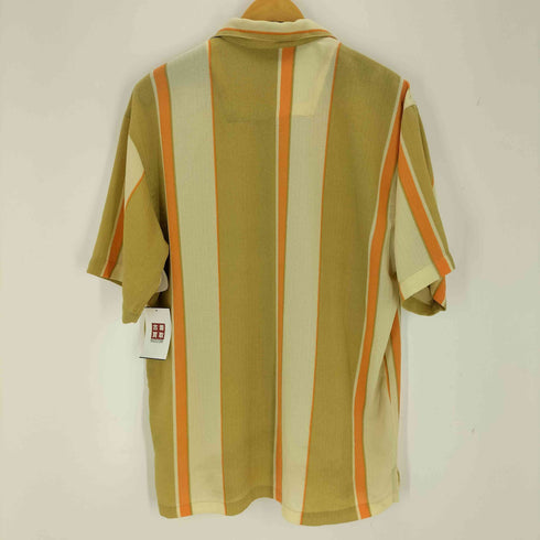 SYLLABLES ストライプオープンカラーS/S シャツ メンズ JPN:M