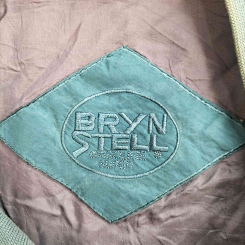 BRYN STELL シルク100% ジップアップ ブルゾン メンズ import:L