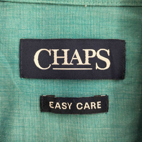 チャップスラルフローレン CHAPS RALPH LAUREN EASY CARE ロゴ刺繍 コットン B.D L/S シャツ メンズ import:XL