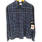 ナイキスケートボーディング NIKE SB 24SS FLNL ボタン ウーブン L/S MID NIGHT NAVY ロングスリーブ フランネル ボタンアップ シャツ メンズ import:L