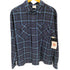 ナイキスケートボーディング NIKE SB 24SS FLNL ボタン ウーブン L/S MID NIGHT NAVY ロングスリーブ フランネル ボタンアップ シャツ メンズ import:L