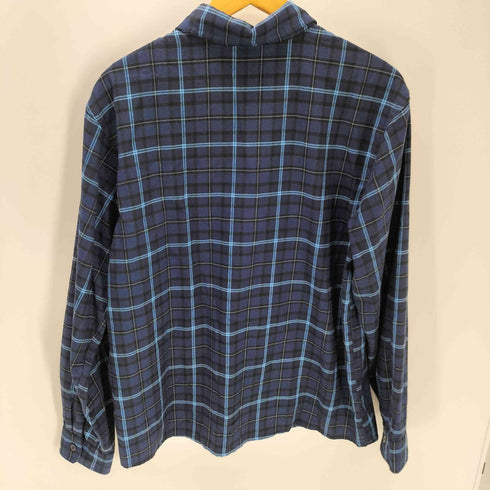 ナイキスケートボーディング NIKE SB 24SS FLNL ボタン ウーブン L/S MID NIGHT NAVY ロングスリーブ フランネル ボタンアップ シャツ メンズ import:L
