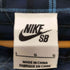 ナイキスケートボーディング NIKE SB 24SS FLNL ボタン ウーブン L/S MID NIGHT NAVY ロングスリーブ フランネル ボタンアップ シャツ メンズ import:L