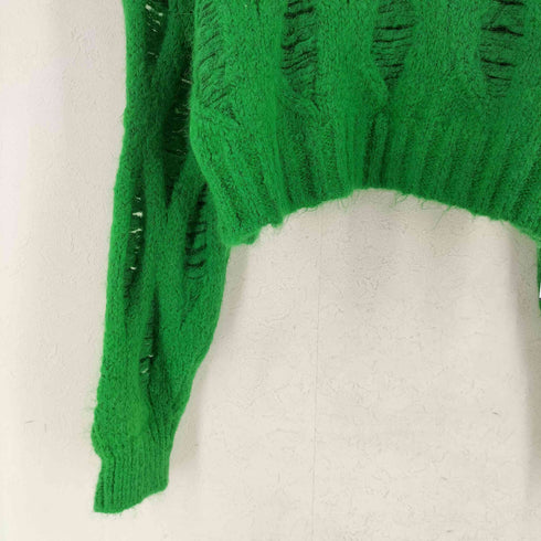 ザラ ZARA クロップド ハイネック タートルネックニット レディース S